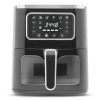 (5 L) Air Fryer, Olaj nélküli fritőz - 220-240 V - 1450W - érintőgombos