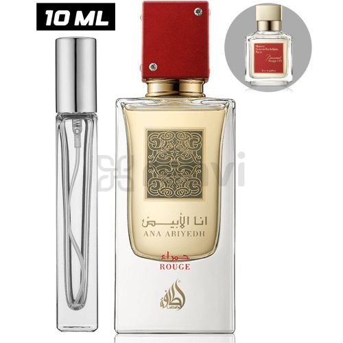 Lattafa Ana Abiyedh Rouge (10 ML) Eau de Parfum